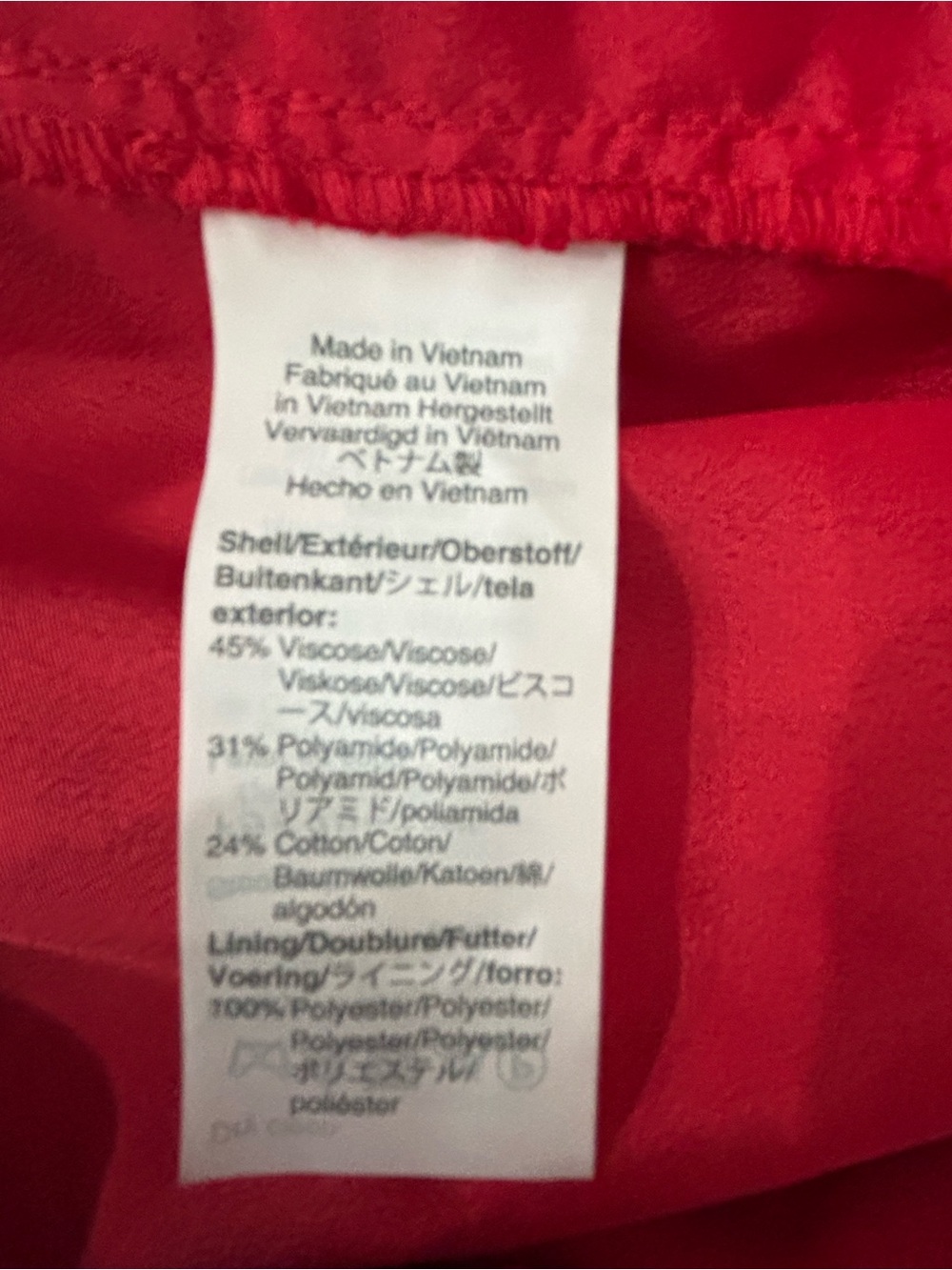 J. Crew Red Lace Wide-Leg Lined Pants Size 4 - Picture 7 of 7